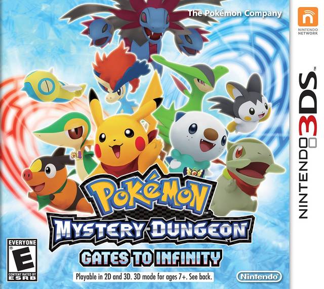 Pokémon Mystery Dungeon: Gates to Infinity boxart