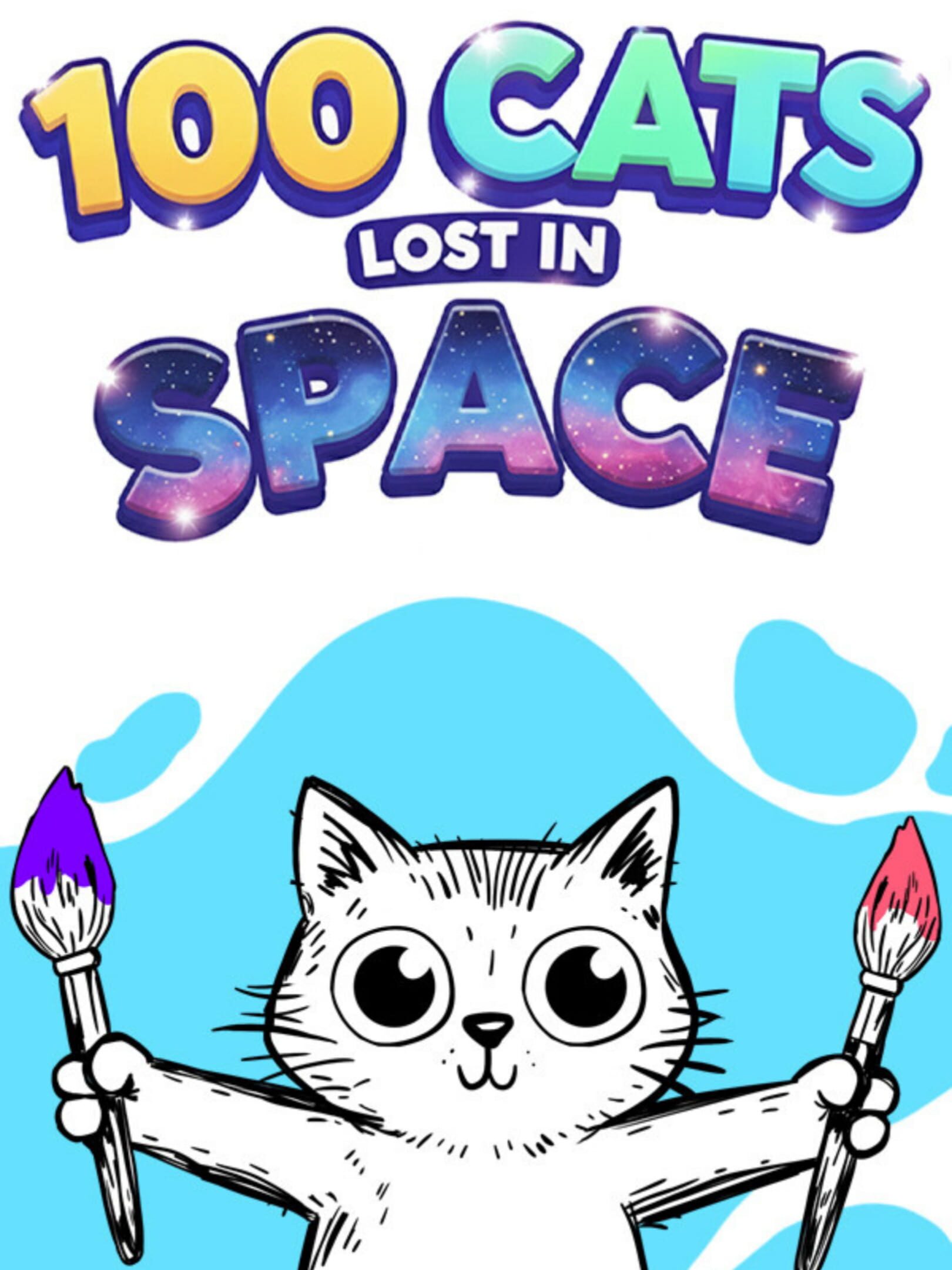 100 Cats Lost in Space Find & Color boxart