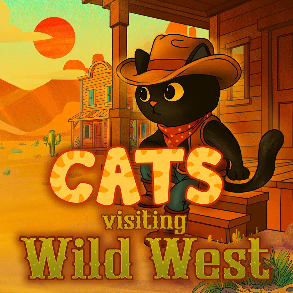Cats Visiting Wild West boxart