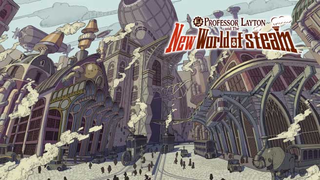 Professor Layton and the New World of Steam boxart