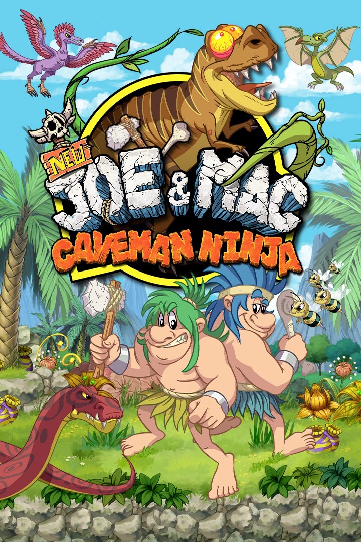 New Joe & Mac: Caveman Ninja boxart