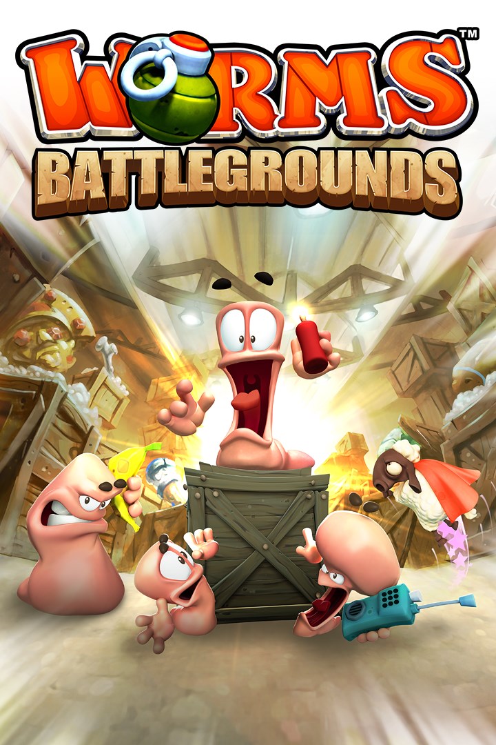 Worms Battlegrounds boxart