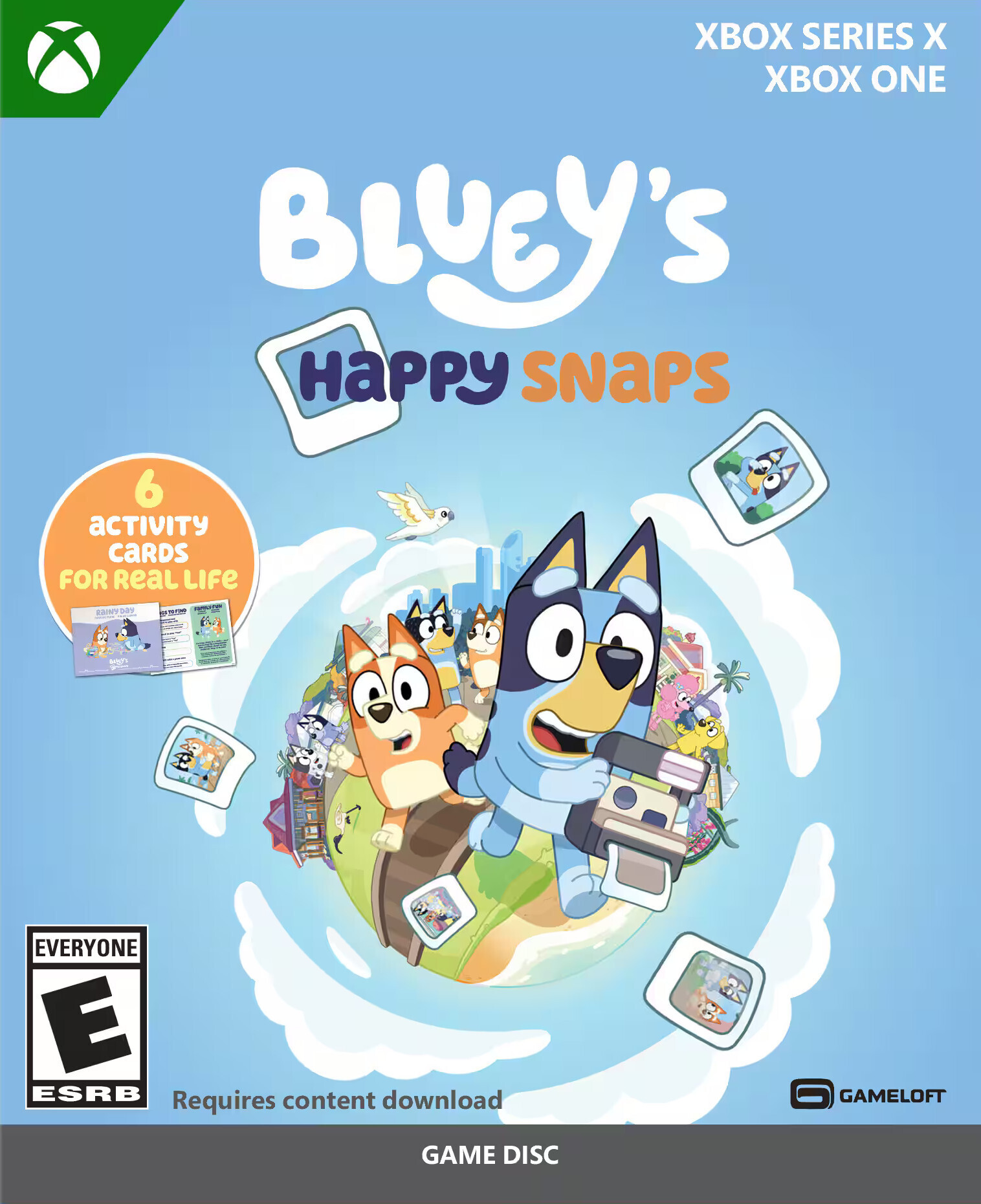 Bluey's Happy Snaps boxart
