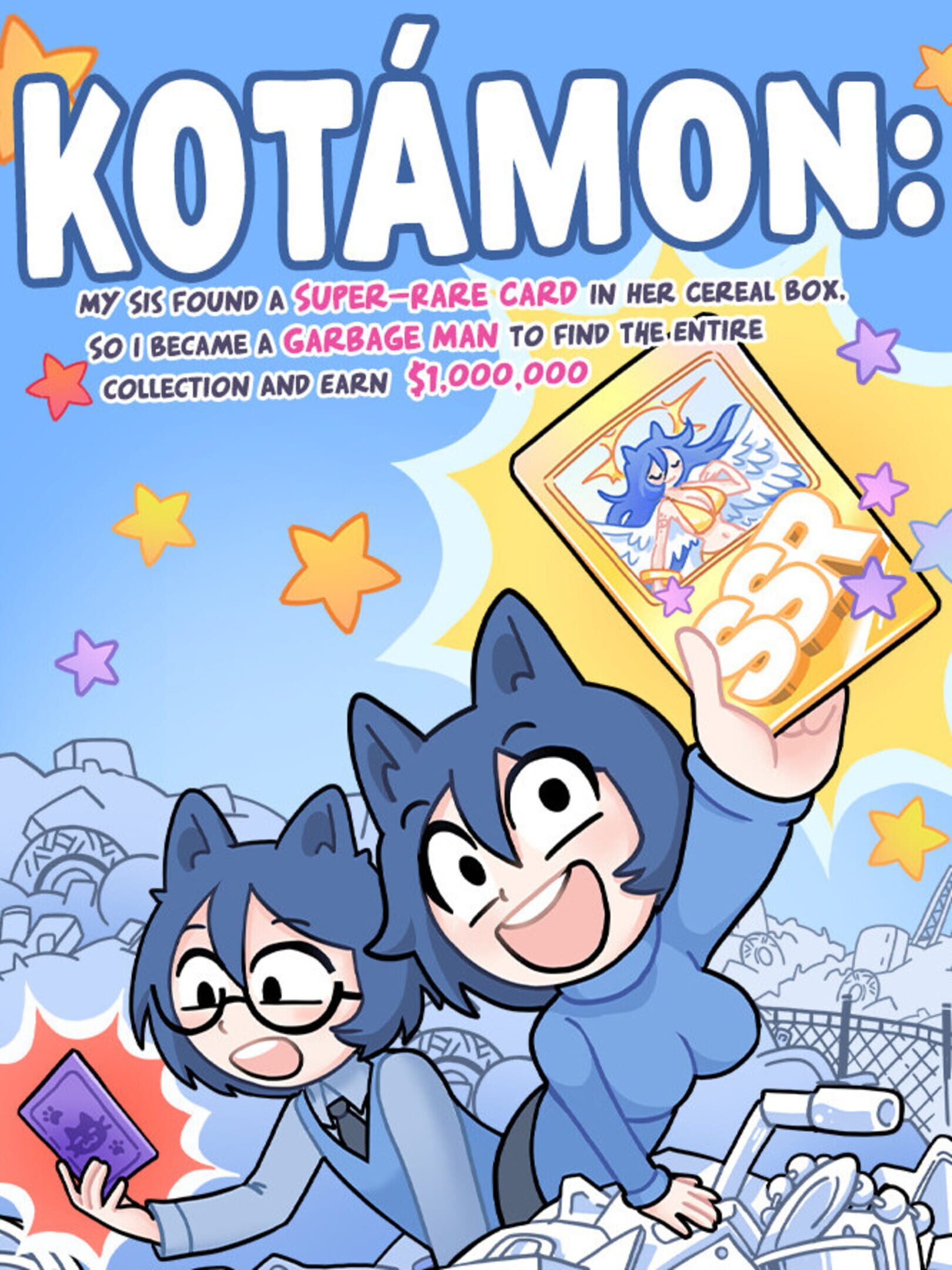 Kotamon: My Sis Found a Super-Rare Card in Her Cereal Box, so I Became a Garbage Man to Find the Entire Collection and Earn $1,000,000 boxart