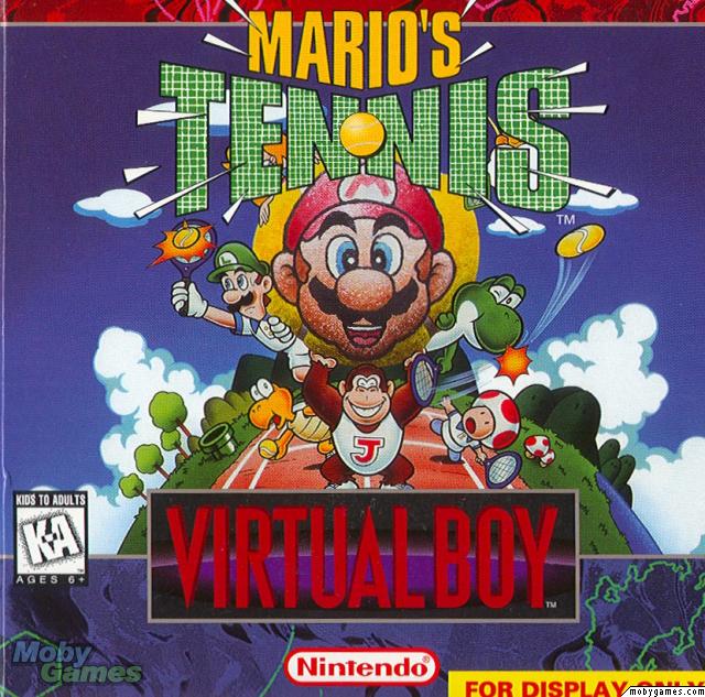 Mario's Tennis boxart