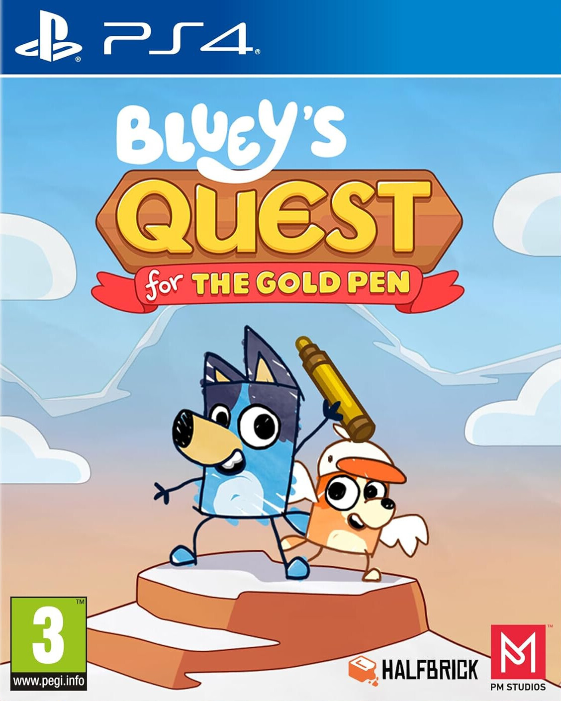 Bluey's Quest for the Gold Pen boxart