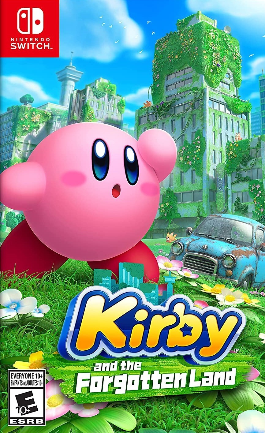 Kirby and the Forgotten Land boxart
