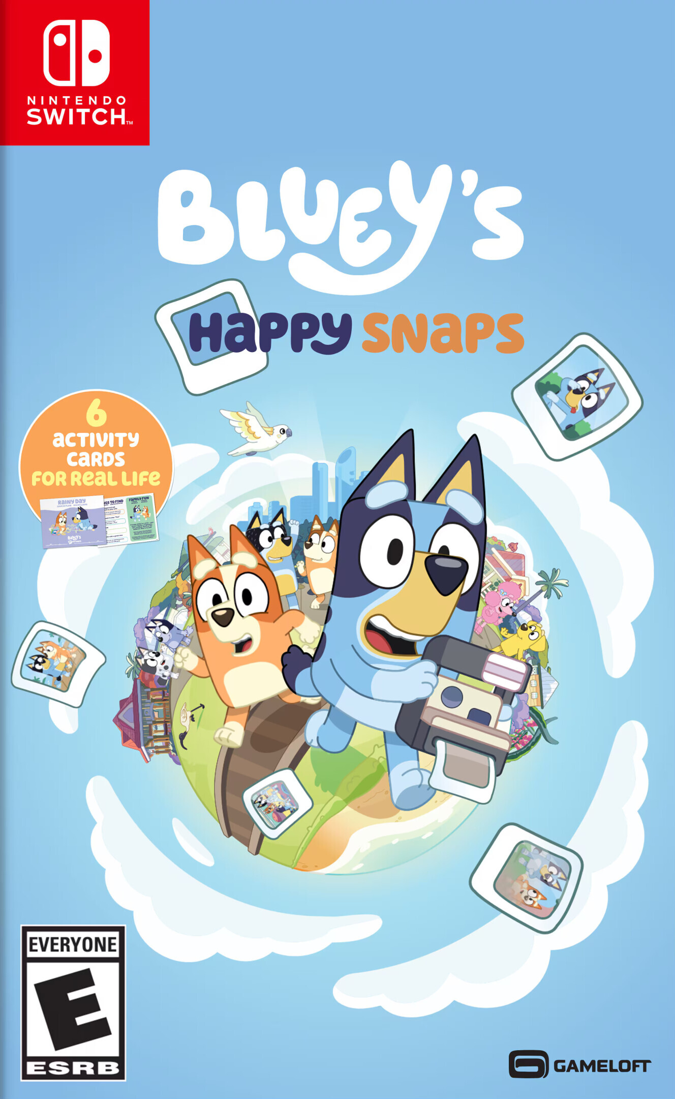 Bluey's Happy Snaps boxart