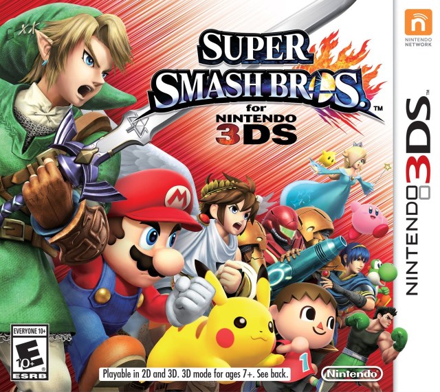 Super Smash Bros. for Nintendo 3DS boxart
