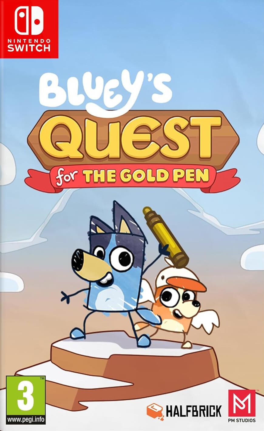 Bluey's Quest for the Gold Pen boxart
