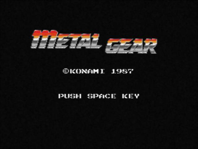Metal Gear (MSX Version) boxart