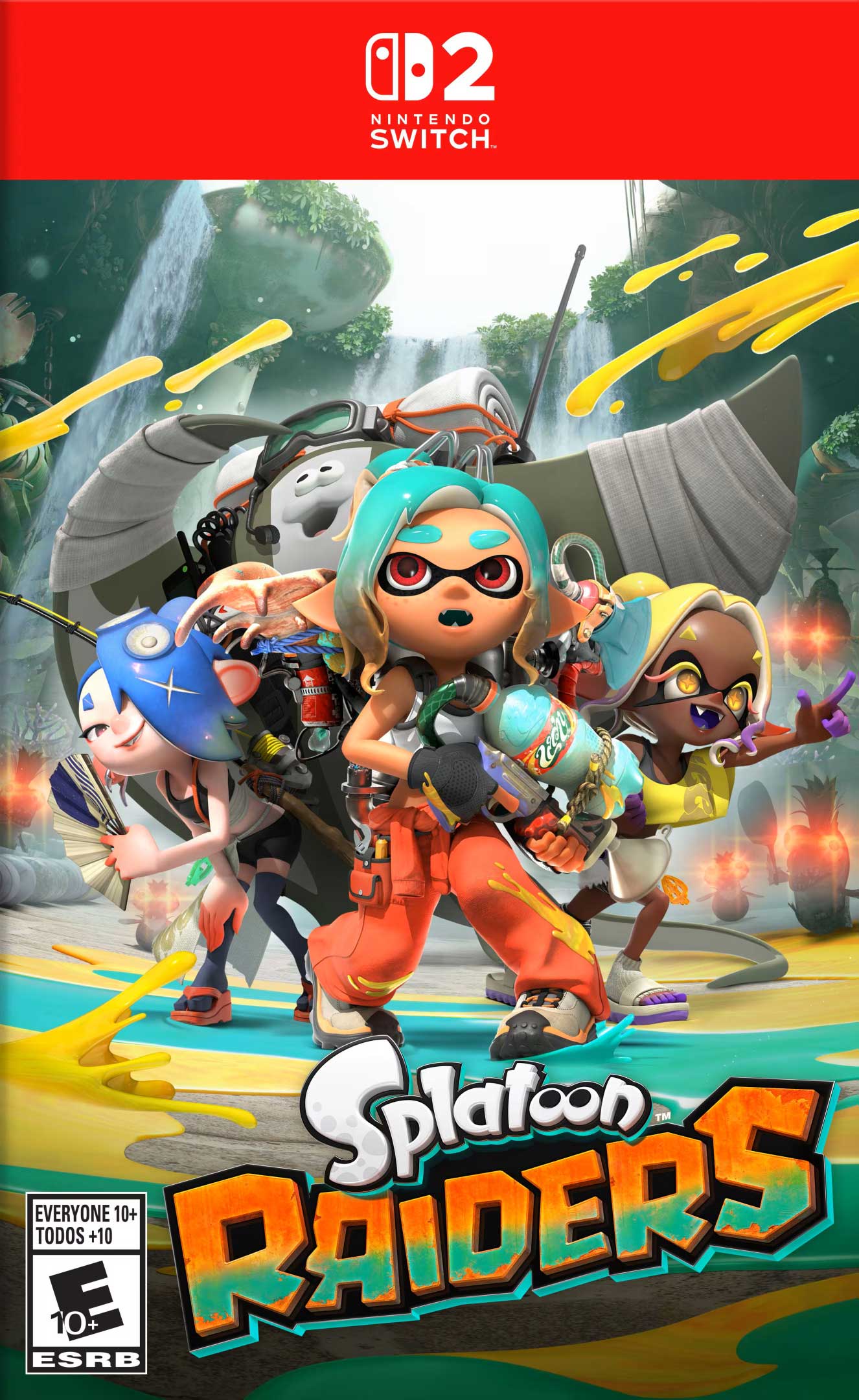 Splatoon Raiders boxart