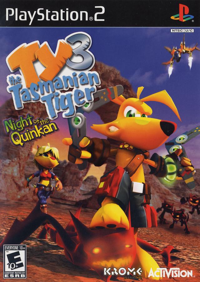Ty the Tasmanian Tiger 3: Night of the Quinkan boxart