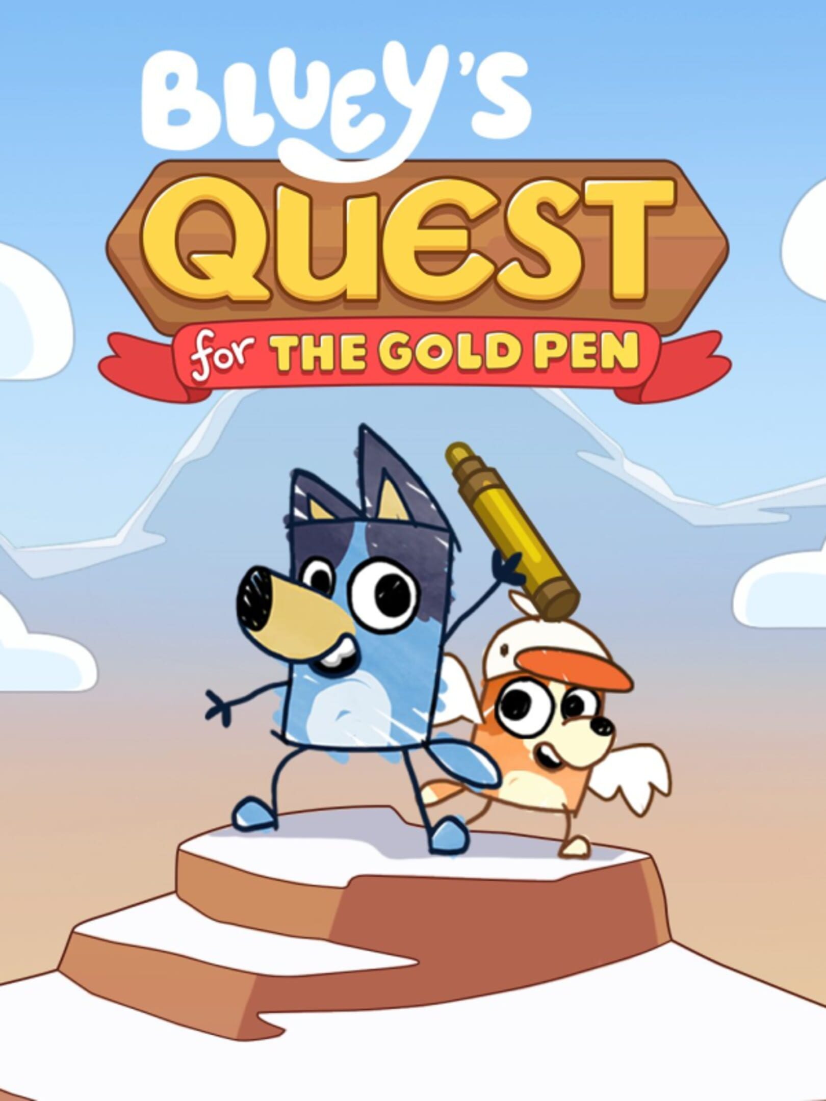 Bluey's Quest for the Gold Pen boxart
