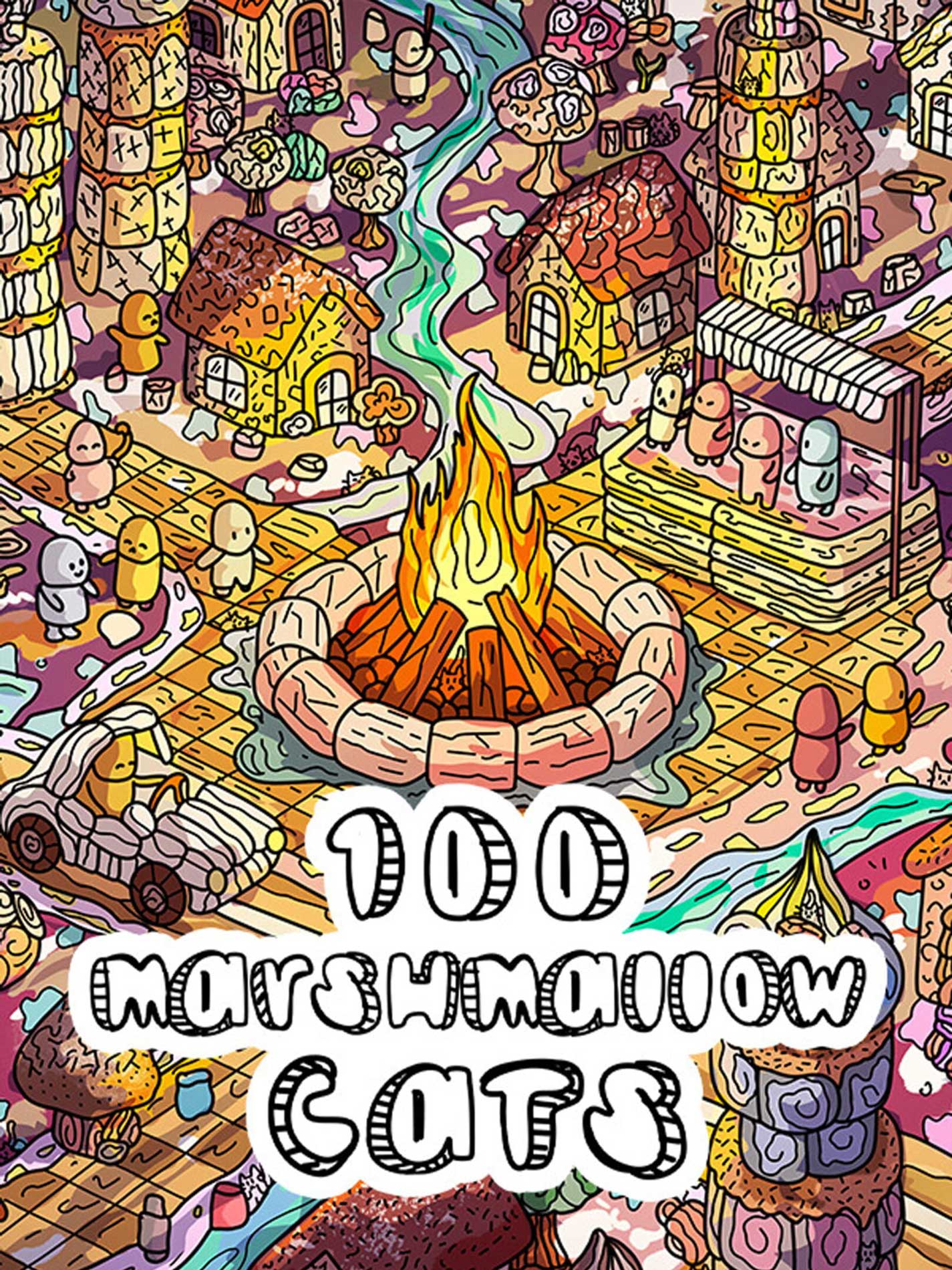 100 Marshmallow Cats boxart
