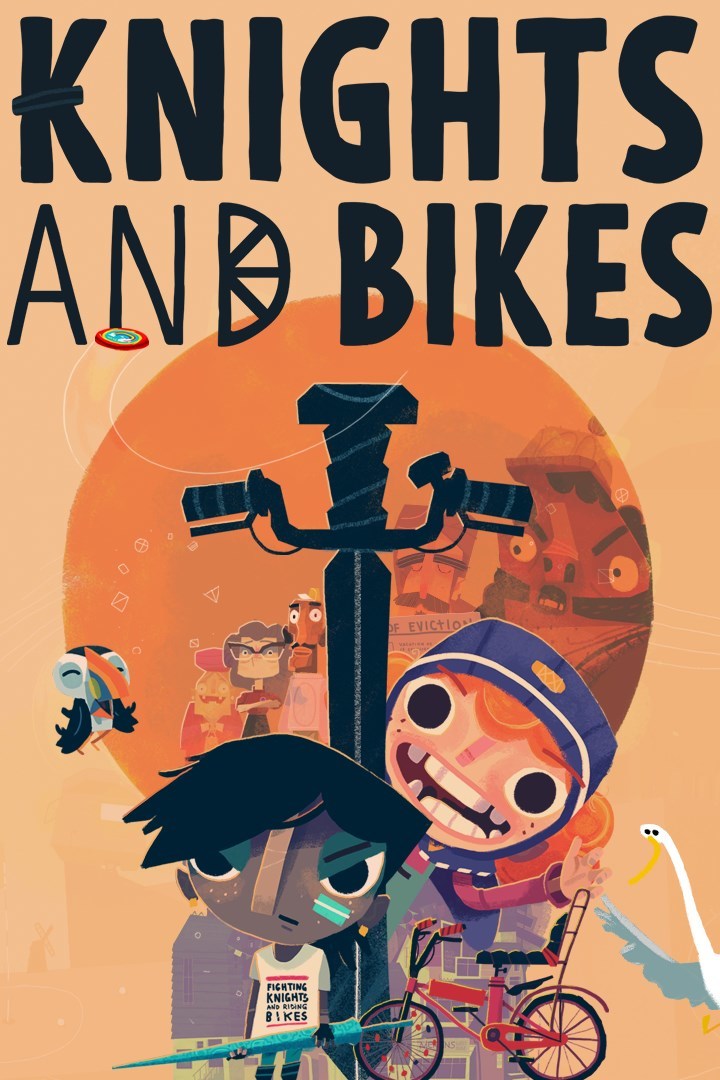 Knights and Bikes boxart