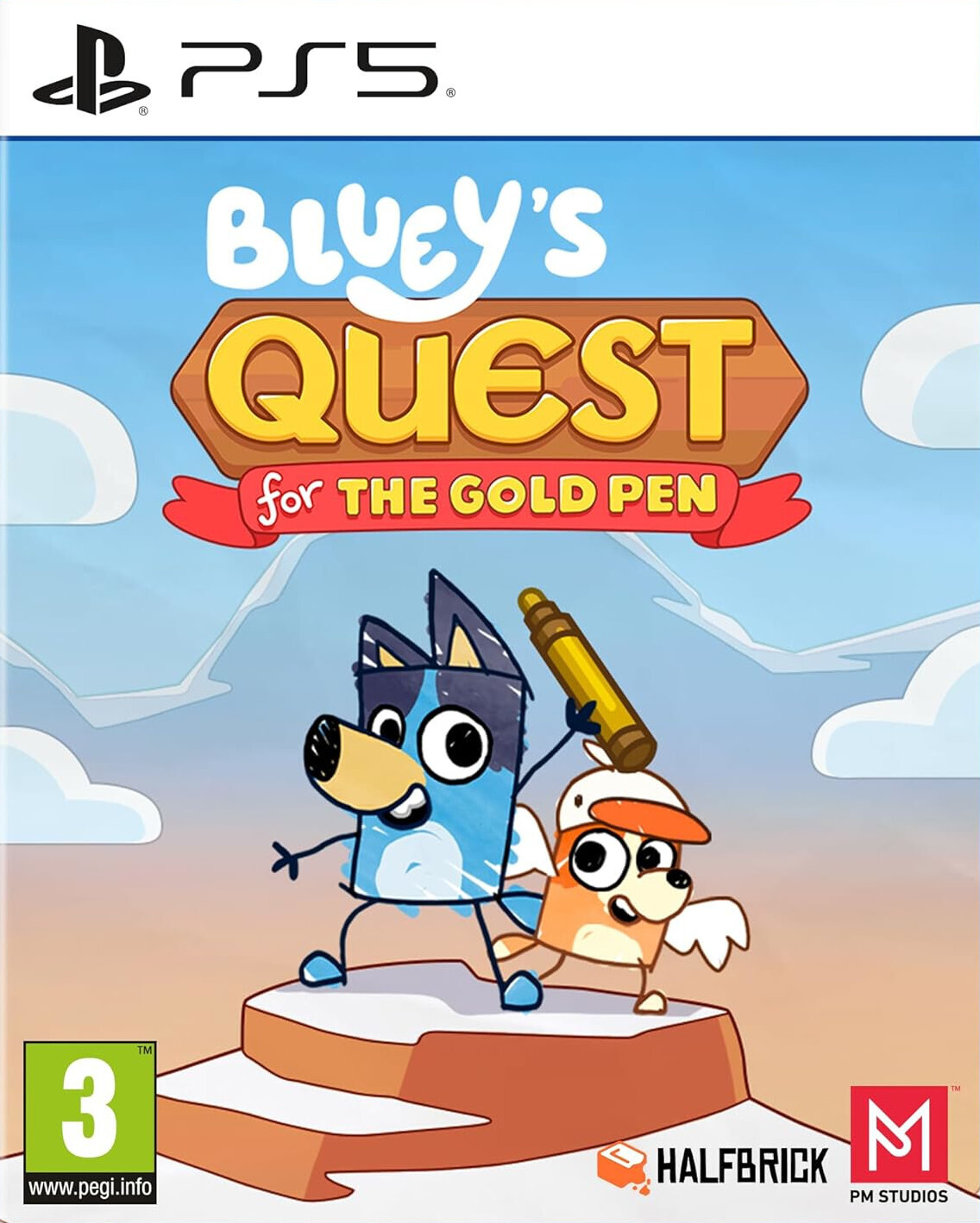 Bluey's Quest for the Gold Pen boxart