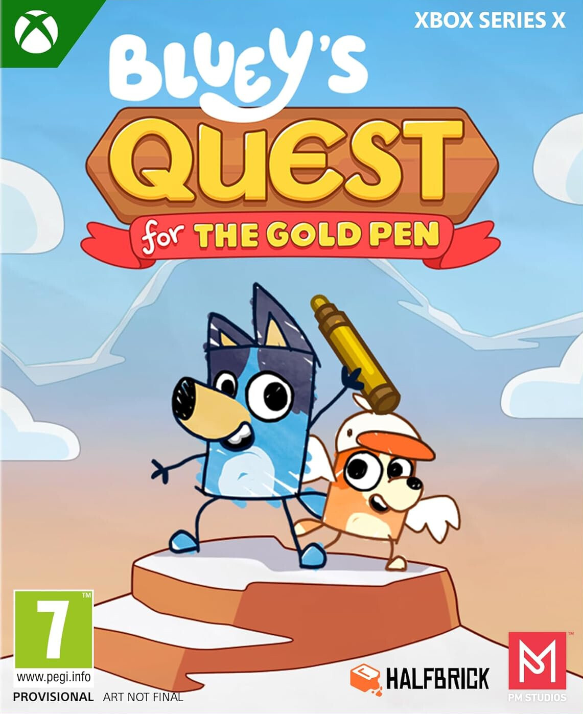 Bluey's Quest for the Gold Pen boxart