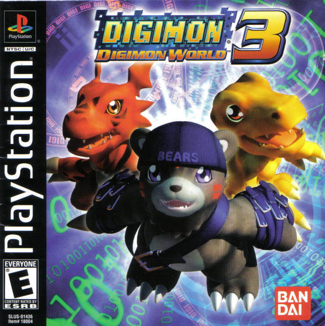 Digimon World 3 boxart